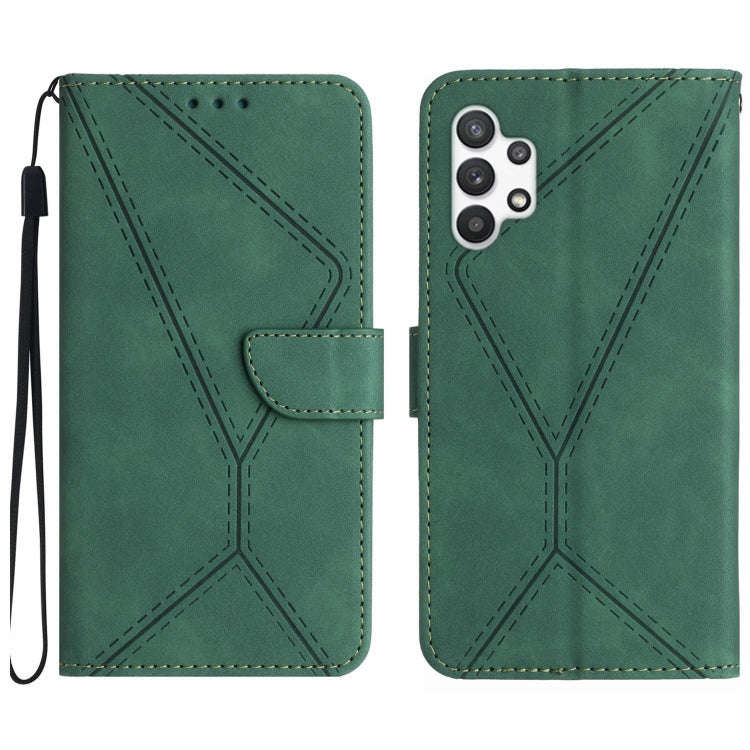 Stitching Embossed Leather Phone Case, For Samsung Galaxy A12 / M12, For Samsung Galaxy A13 4G, F...