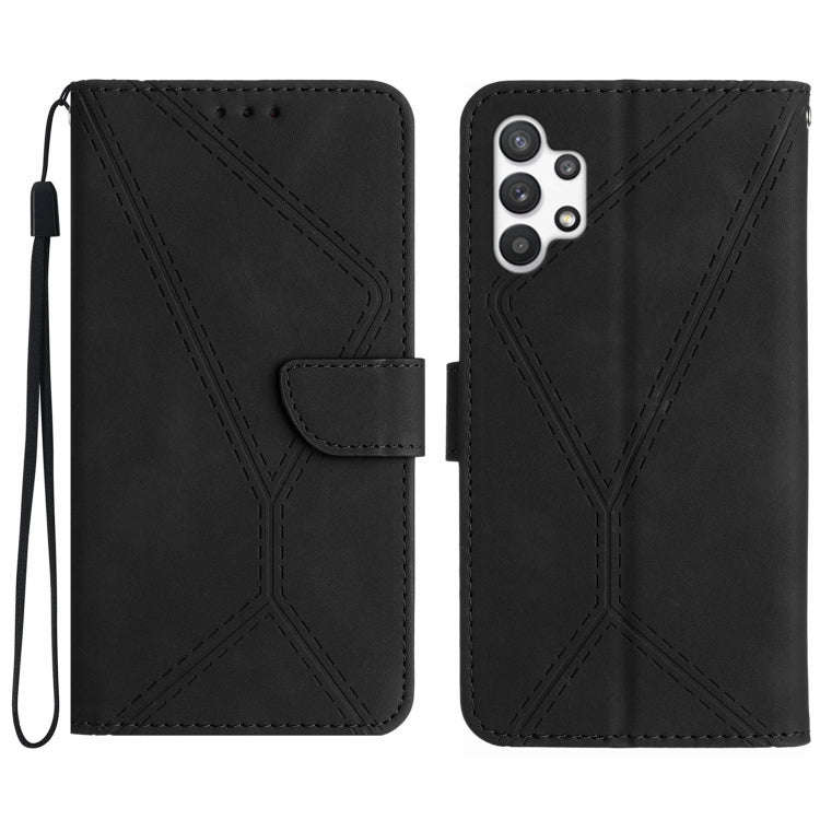Stitching Embossed Leather Phone Case, For Samsung Galaxy A12 / M12, For Samsung Galaxy A13 4G, F...