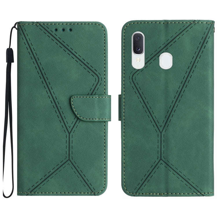 Stitching Embossed Leather Phone Case, For Samsung Galaxy A12 / M12, For Samsung Galaxy A13 4G, F...