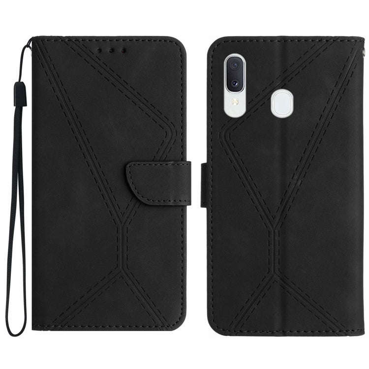 Stitching Embossed Leather Phone Case, For Samsung Galaxy A12 / M12, For Samsung Galaxy A13 4G, F...