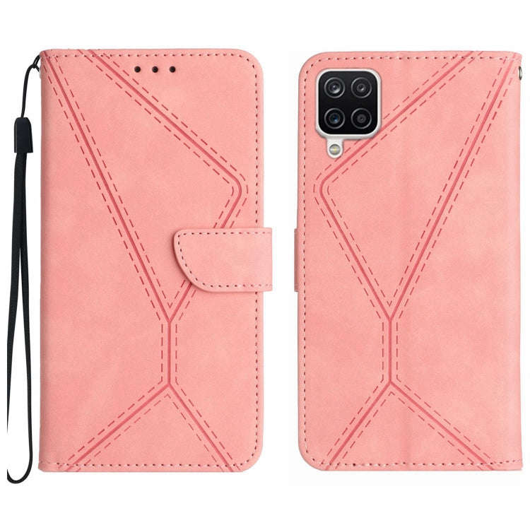 Stitching Embossed Leather Phone Case, For Samsung Galaxy A12 / M12, For Samsung Galaxy A13 4G, F...