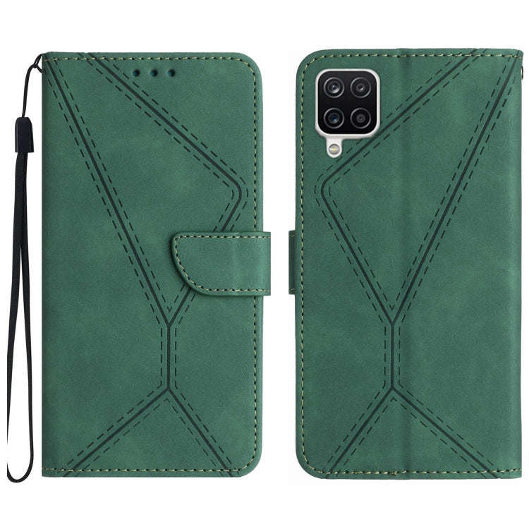 Stitching Embossed Leather Phone Case, For Samsung Galaxy A12 / M12, For Samsung Galaxy A13 4G, F...
