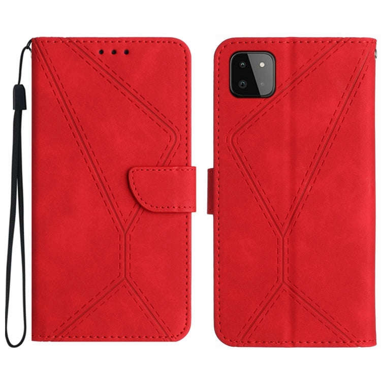 Stitching Embossed Leather Phone Case, For Samsung Galaxy A12 / M12, For Samsung Galaxy A13 4G, F...