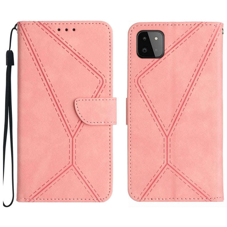 Stitching Embossed Leather Phone Case, For Samsung Galaxy A12 / M12, For Samsung Galaxy A13 4G, F...