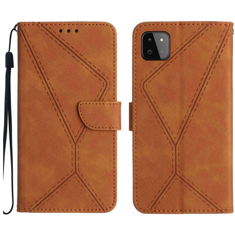 Stitching Embossed Leather Phone Case, For Samsung Galaxy A12 / M12, For Samsung Galaxy A13 4G, F...