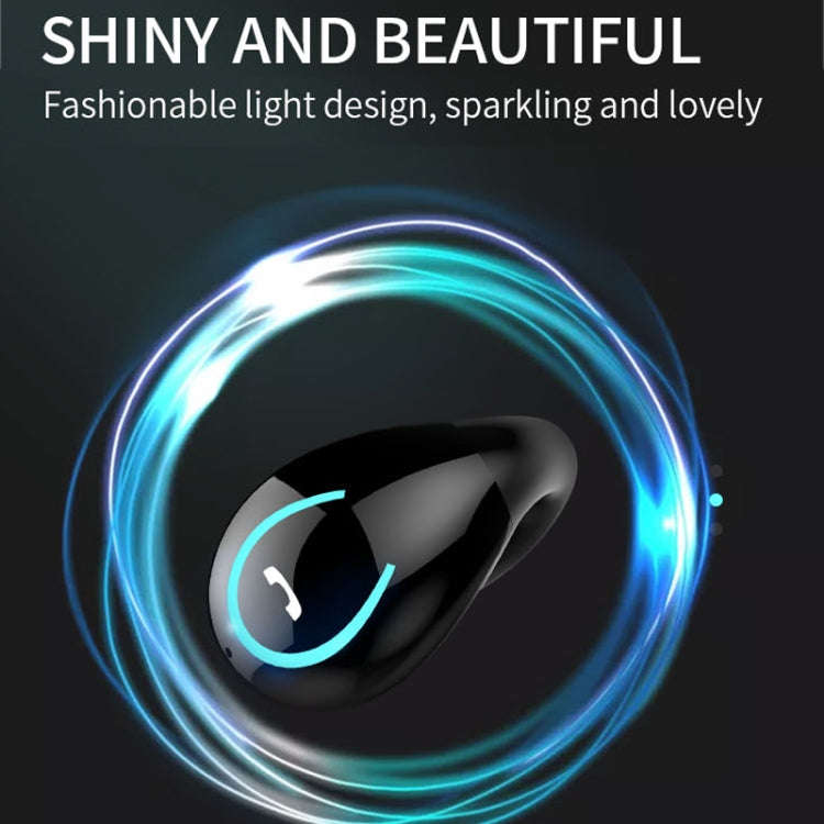 YX08 Ultra-light Ear-hook Stereo Wireless V5.0 Bluetooth Earphones, Binaural, Double