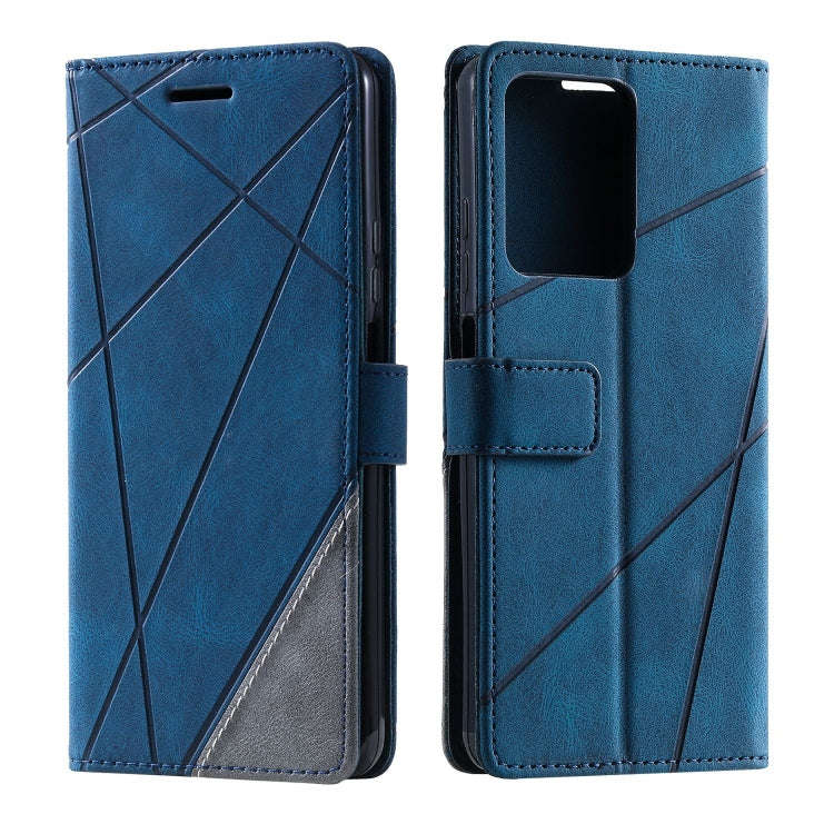 Skin Feel Splicing Leather Phone Case, For Redmi Note 12 Pro+, For Redmi Note 12 Pro 5G Global, F...