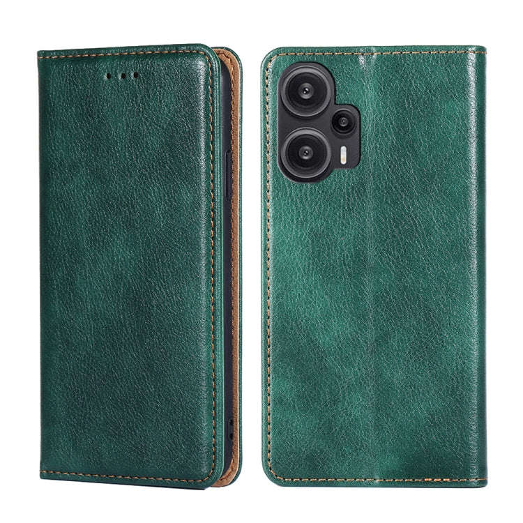 Gloss Oil Solid Color Magnetic Leather Phone Case, For Xiaomi Redmi Note 12S 4G, For Xiaomi Redmi...