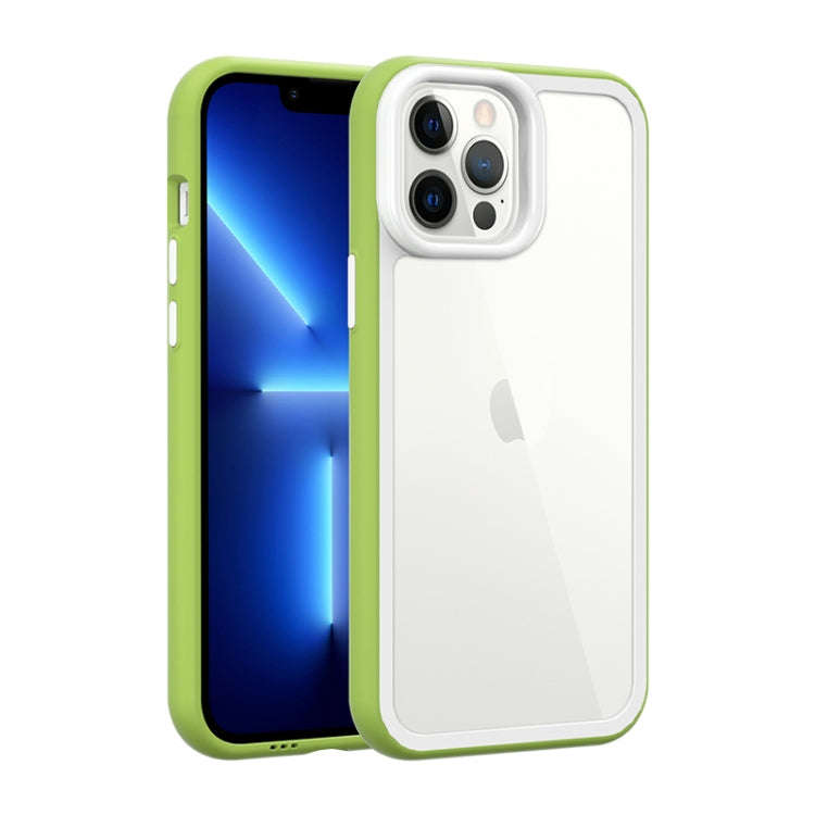Color Frame 2 in 1 Hollow Cooling Phone Case, For iPhone 14, For iPhone 14 Pro Max, For iPhone 13...
