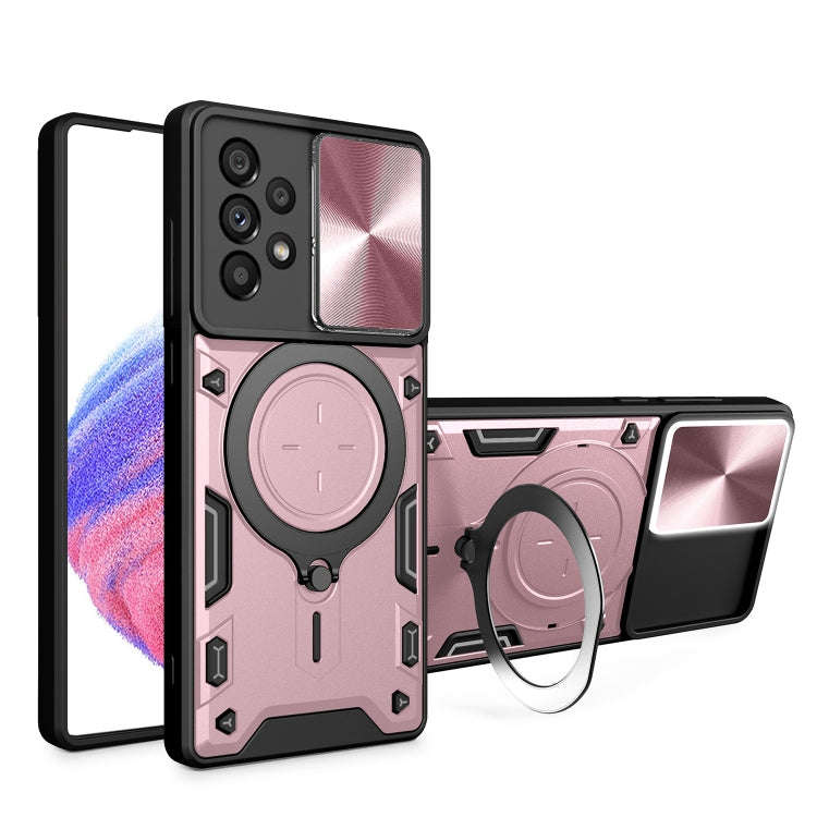 CD Texture Sliding Camshield Magnetic Holder Phone Case, For Samsung Galaxy S23+ 5G, For Samsung ...