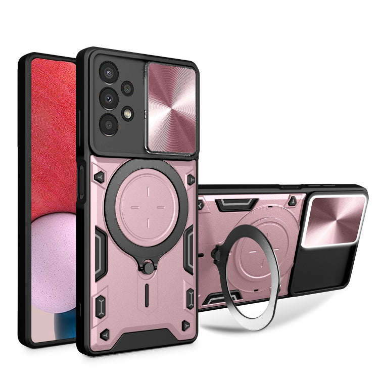 CD Texture Sliding Camshield Magnetic Holder Phone Case, For Samsung Galaxy S23+ 5G, For Samsung ...