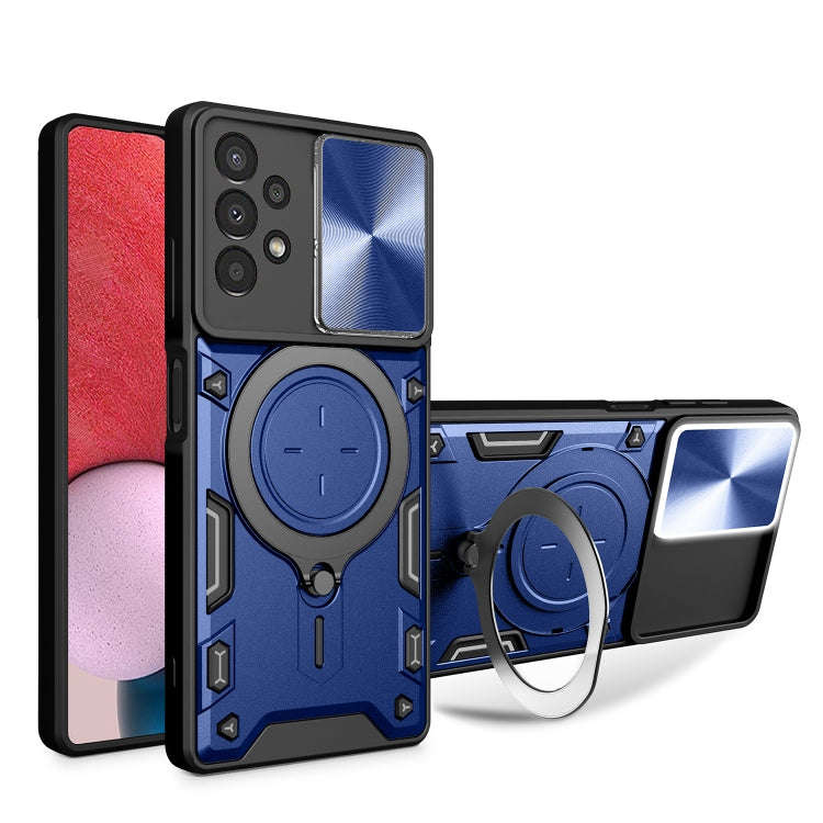 CD Texture Sliding Camshield Magnetic Holder Phone Case, For Samsung Galaxy S23+ 5G, For Samsung ...