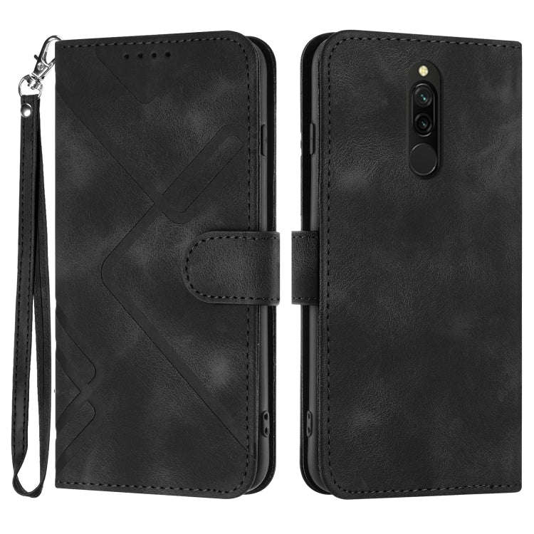 Line Pattern Skin Feel Leather Phone Case, For Xiaomi Mi 10T 5G/10T Pro 5G, For Xiaomi Redmi Note...