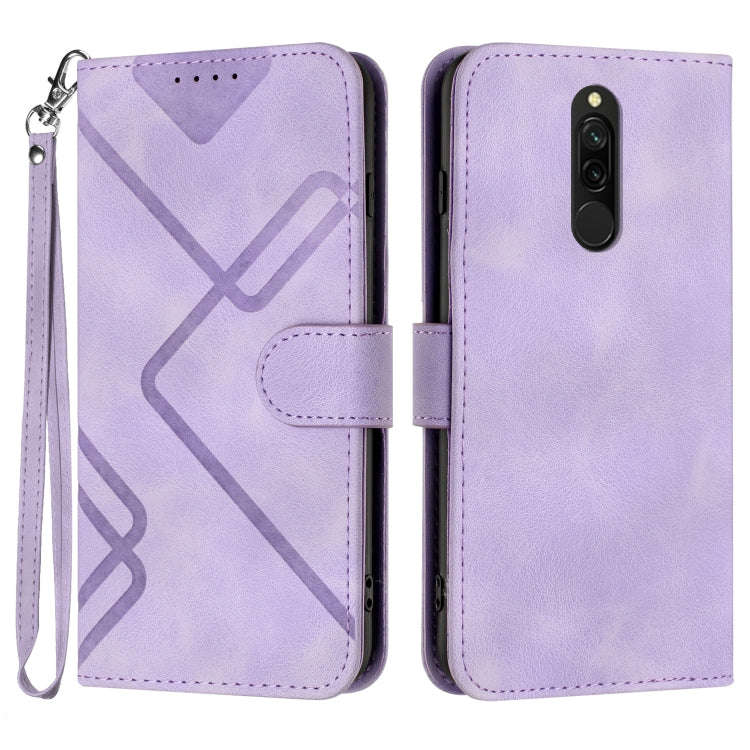 Line Pattern Skin Feel Leather Phone Case, For Xiaomi Mi 10T 5G/10T Pro 5G, For Xiaomi Redmi Note...