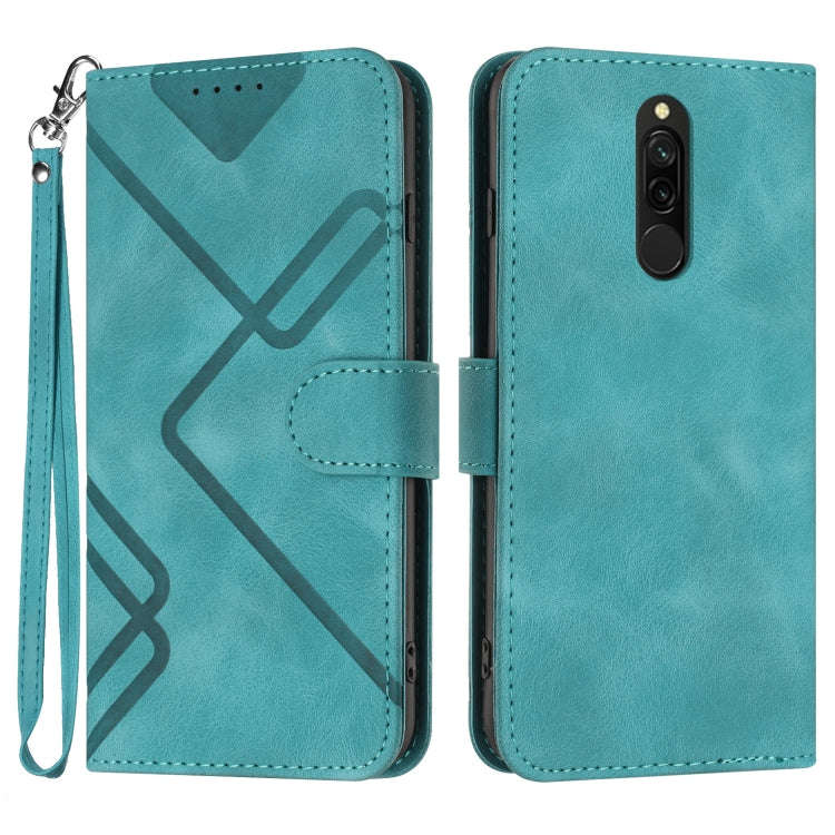 Line Pattern Skin Feel Leather Phone Case, For Xiaomi Mi 10T 5G/10T Pro 5G, For Xiaomi Redmi Note...