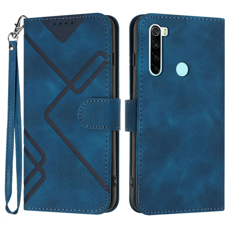 Line Pattern Skin Feel Leather Phone Case, For Xiaomi Mi 10T 5G/10T Pro 5G, For Xiaomi Redmi Note...