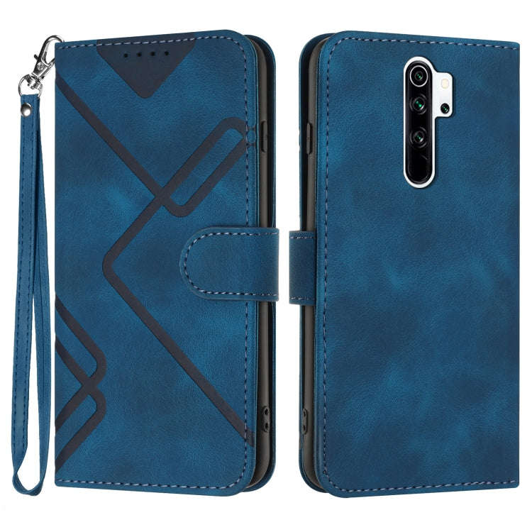 Line Pattern Skin Feel Leather Phone Case, For Xiaomi Mi 10T 5G/10T Pro 5G, For Xiaomi Redmi Note...