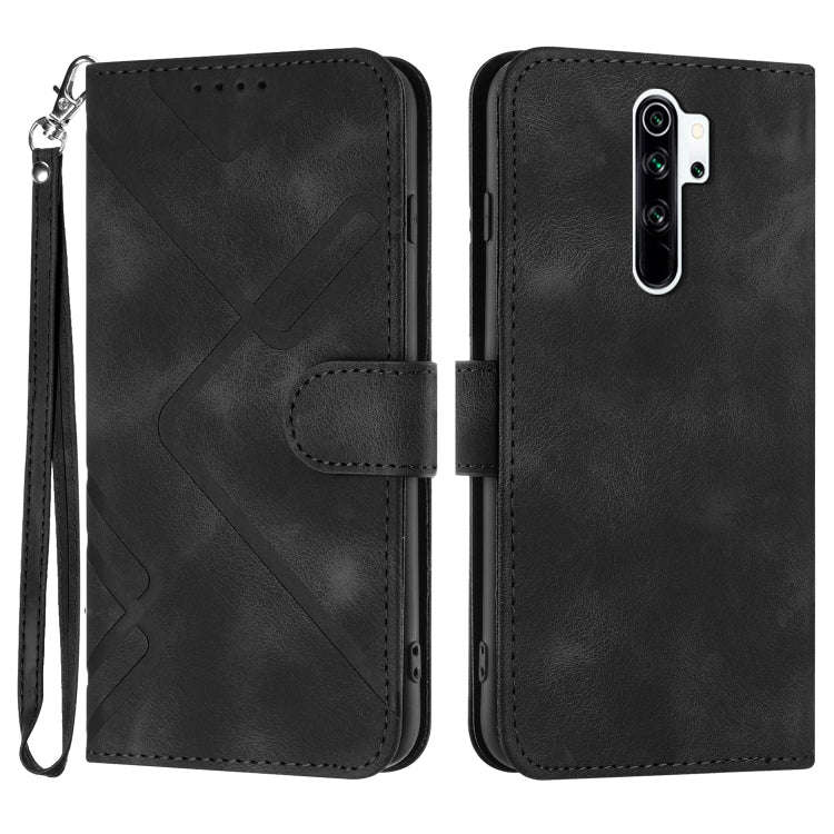 Line Pattern Skin Feel Leather Phone Case, For Xiaomi Redmi Note 8 Pro, For Xiaomi Redmi Note 7