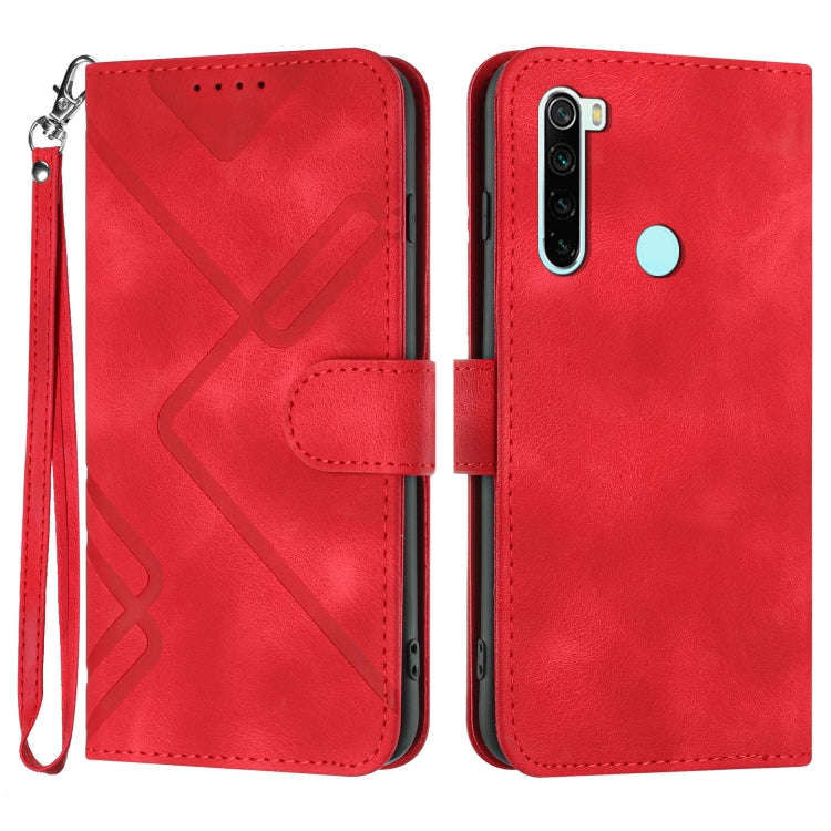 Line Pattern Skin Feel Leather Phone Case, For Xiaomi Mi 10T 5G/10T Pro 5G, For Xiaomi Redmi Note...