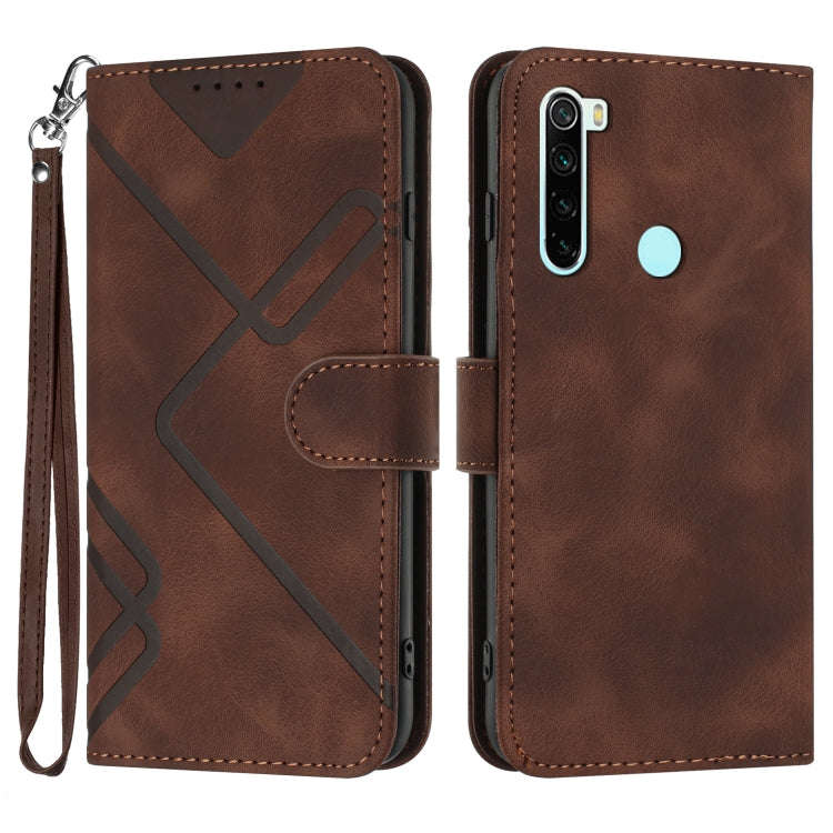 Line Pattern Skin Feel Leather Phone Case, For Xiaomi Mi 10T 5G/10T Pro 5G, For Xiaomi Redmi Note...