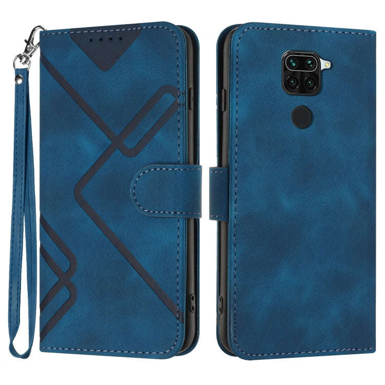 Line Pattern Skin Feel Leather Phone Case, For Xiaomi Mi 10T 5G/10T Pro 5G, For Xiaomi Redmi Note...