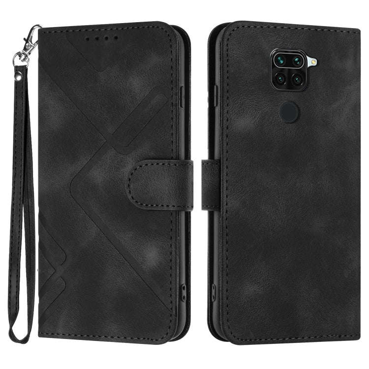 Line Pattern Skin Feel Leather Phone Case, For Xiaomi Mi 10T 5G/10T Pro 5G, For Xiaomi Redmi Note...