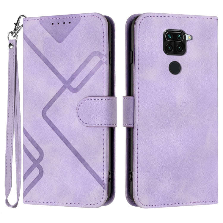 Line Pattern Skin Feel Leather Phone Case, For Xiaomi Mi 10T 5G/10T Pro 5G, For Xiaomi Redmi Note...