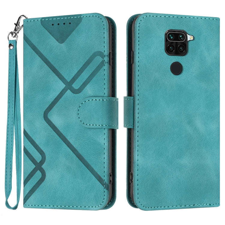 Line Pattern Skin Feel Leather Phone Case, For Xiaomi Mi 10T 5G/10T Pro 5G, For Xiaomi Redmi Note...