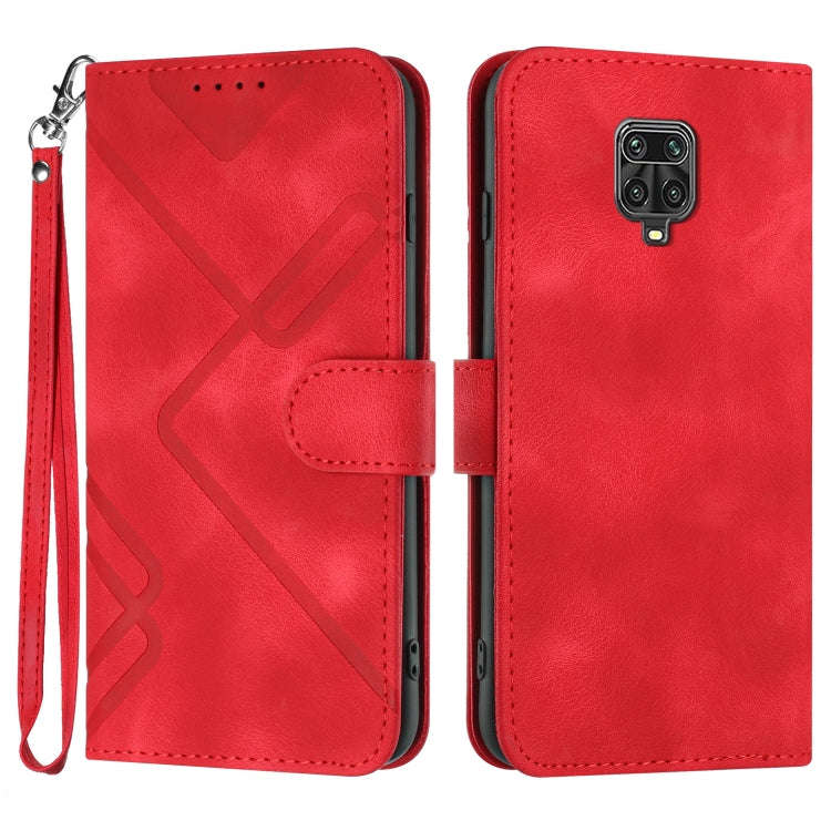 Line Pattern Skin Feel Leather Phone Case, For Xiaomi Mi 10T 5G/10T Pro 5G, For Xiaomi Redmi Note...