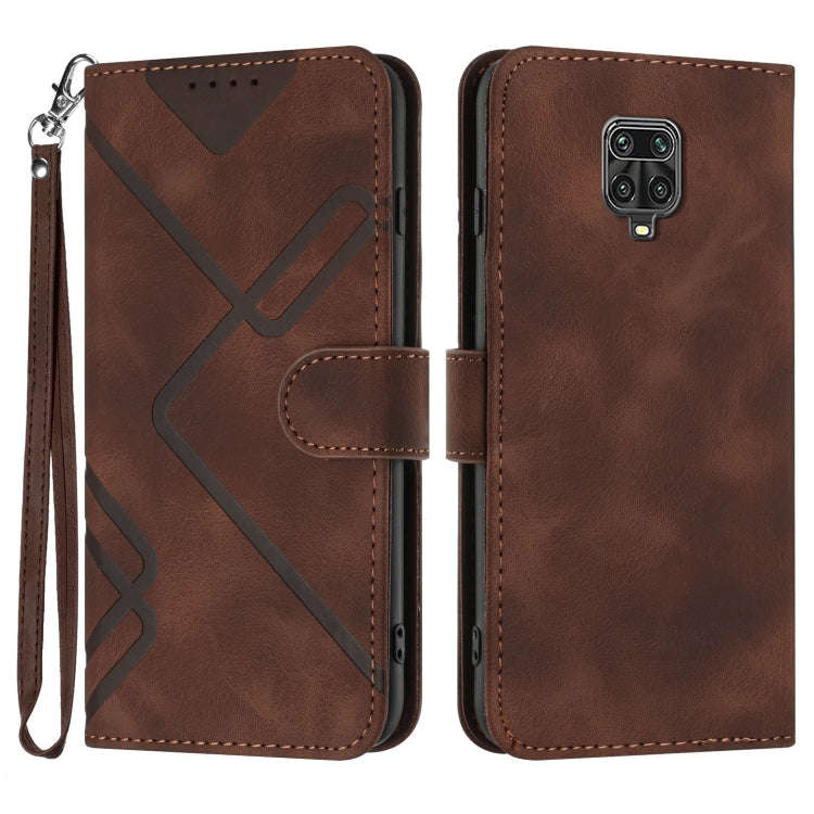 Line Pattern Skin Feel Leather Phone Case, For Xiaomi Mi 10T 5G/10T Pro 5G, For Xiaomi Redmi Note...