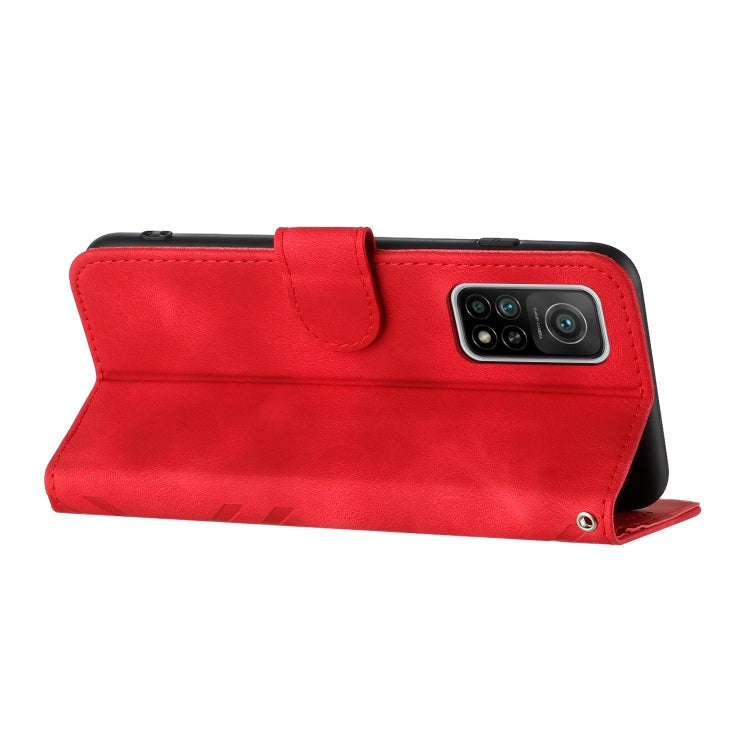 Line Pattern Skin Feel Leather Phone Case, For Xiaomi Mi 10T 5G/10T Pro 5G, For Xiaomi Redmi Note...