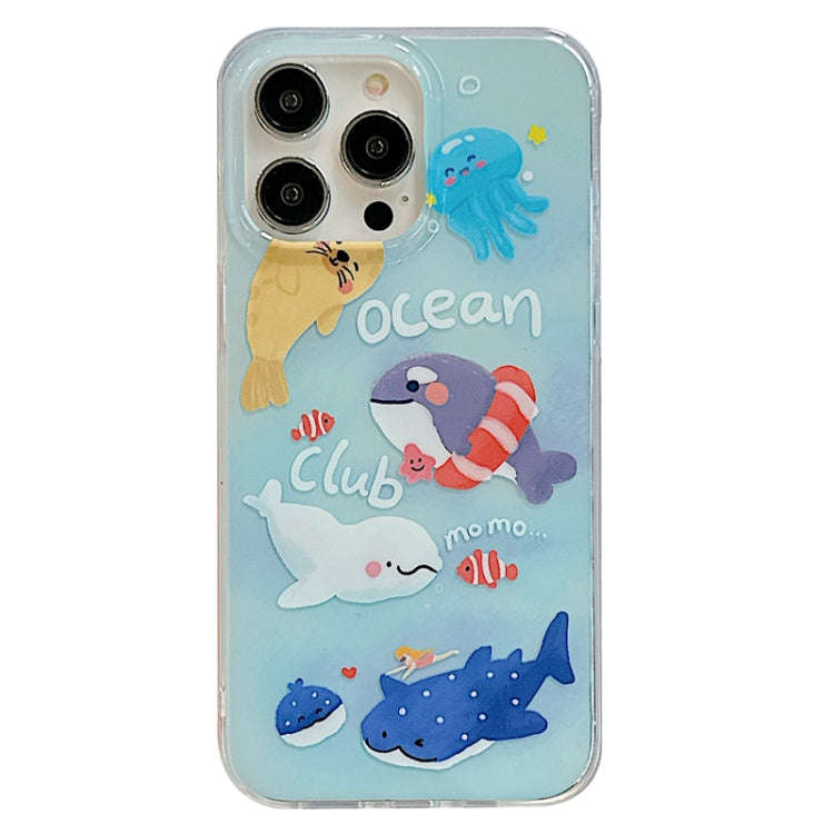 IMD Cute Animal Pattern Phone Case, For iPhone 14 Pro Max, For iPhone 14 Pro, For iPhone 14, For ...