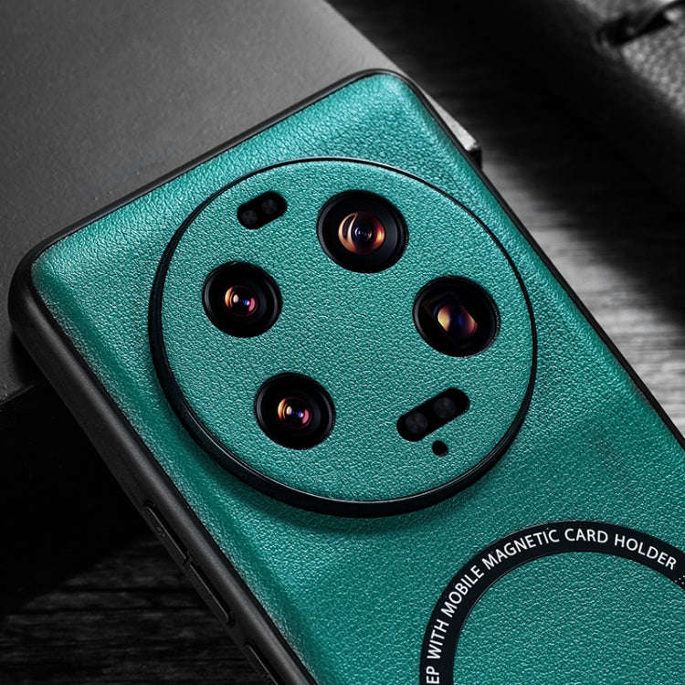 Cloth Texture PU MagSafe Magnetic Phone Case, For Xiaomi 13 Ultra