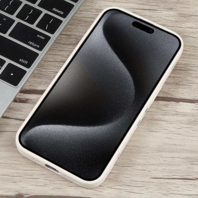 Milk Tea Astronaut Pattern Liquid Silicone Phone Case, For iPhone 15 Pro Max, For iPhone 15 Pro, ...