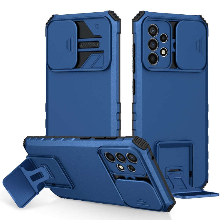 Stereoscopic Holder Sliding Camshield Phone Case, For Samsung Galaxy S22 5G, For Samsung Galaxy A...