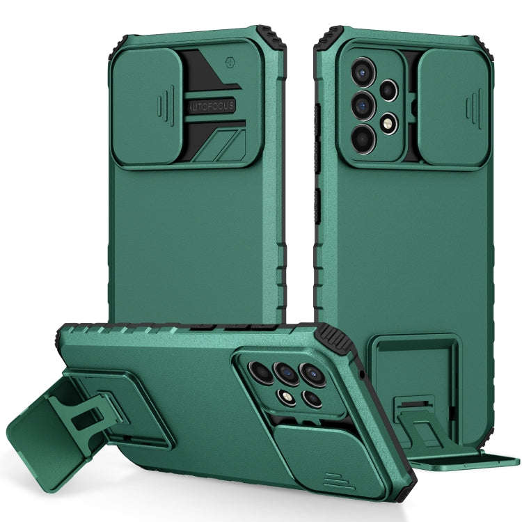Stereoscopic Holder Sliding Camshield Phone Case, For Samsung Galaxy S22 5G, For Samsung Galaxy A...