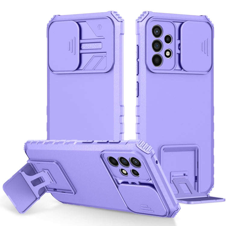 Stereoscopic Holder Sliding Camshield Phone Case, For Samsung Galaxy S22 5G, For Samsung Galaxy A...