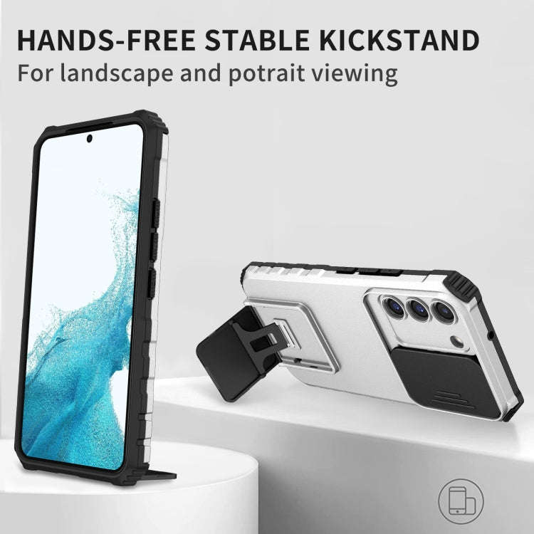 Stereoscopic Holder Sliding Camshield Phone Case, For Samsung Galaxy S22 5G, For Samsung Galaxy A...