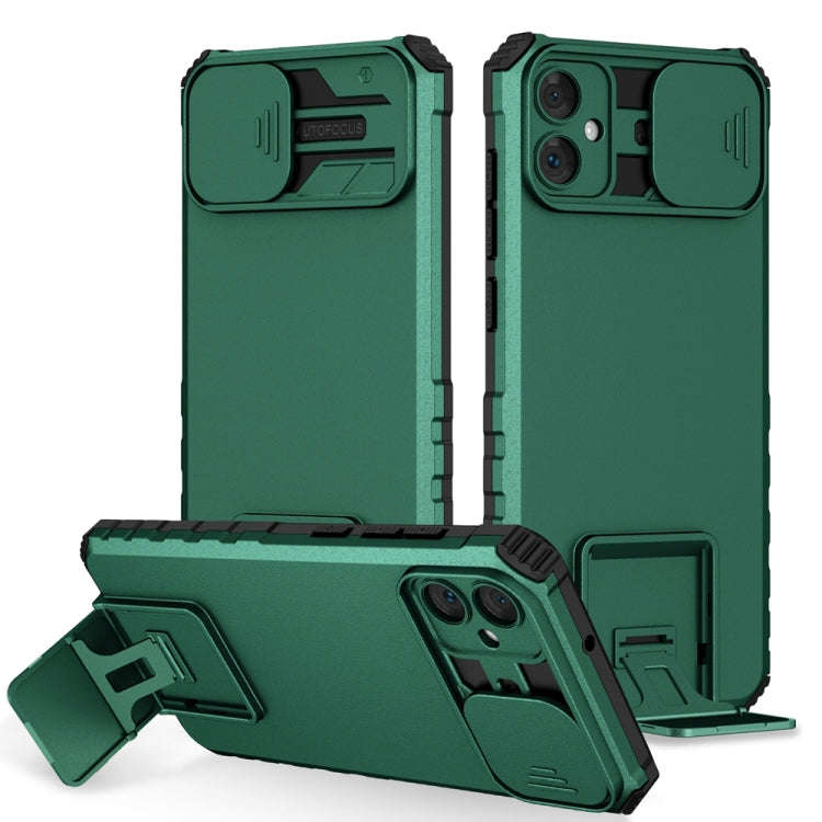 Stereoscopic Holder Sliding Camshield Phone Case, For Samsung Galaxy S22 5G, For Samsung Galaxy A...