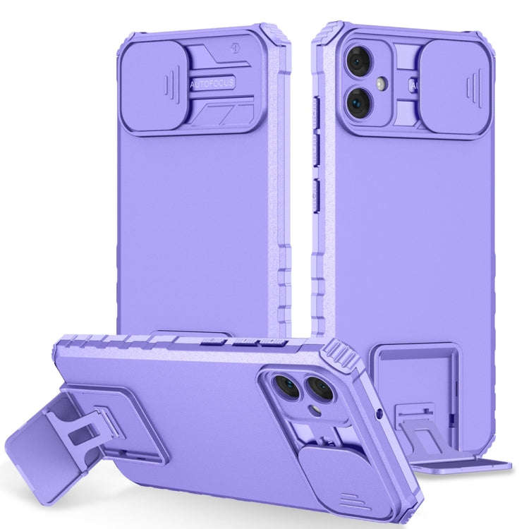 Stereoscopic Holder Sliding Camshield Phone Case, For Samsung Galaxy S22 5G, For Samsung Galaxy A...