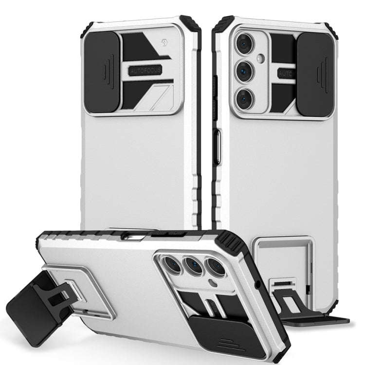 Stereoscopic Holder Sliding Camshield Phone Case, For Samsung Galaxy S22 5G, For Samsung Galaxy A...