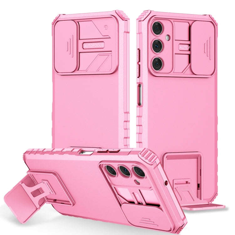 Stereoscopic Holder Sliding Camshield Phone Case, For Samsung Galaxy S22 5G, For Samsung Galaxy A...