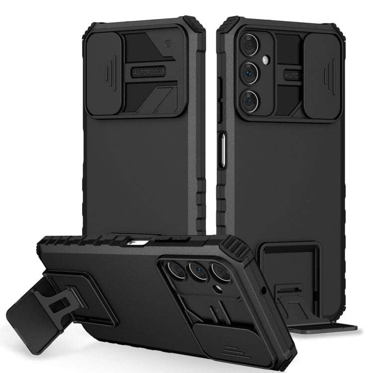 Stereoscopic Holder Sliding Camshield Phone Case, For Samsung Galaxy S22 5G, For Samsung Galaxy A...