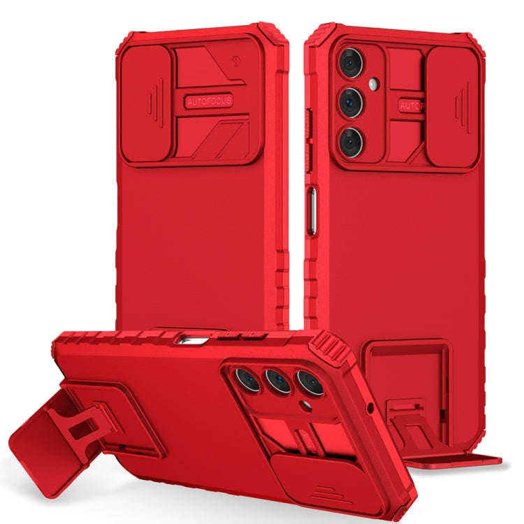 Stereoscopic Holder Sliding Camshield Phone Case, For Samsung Galaxy S22 5G, For Samsung Galaxy A...