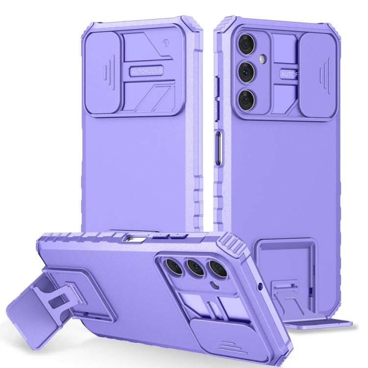 Stereoscopic Holder Sliding Camshield Phone Case, For Samsung Galaxy S22 5G, For Samsung Galaxy A...