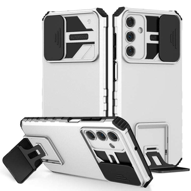 Stereoscopic Holder Sliding Camshield Phone Case, For Samsung Galaxy S22 5G, For Samsung Galaxy A...