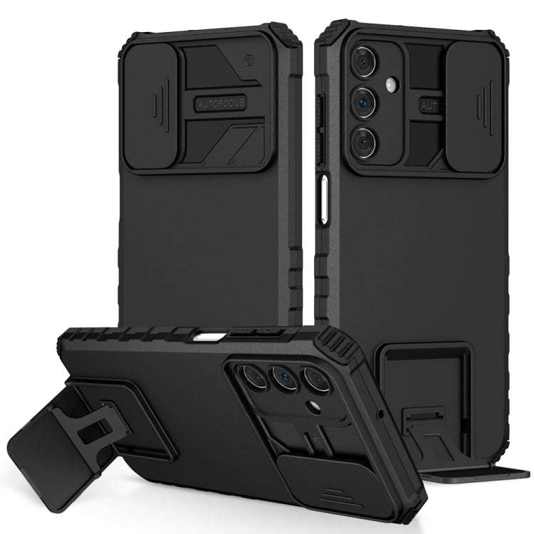 Stereoscopic Holder Sliding Camshield Phone Case, For Samsung Galaxy S22 5G, For Samsung Galaxy A...