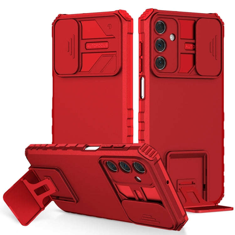 Stereoscopic Holder Sliding Camshield Phone Case, For Samsung Galaxy S22 5G, For Samsung Galaxy A...