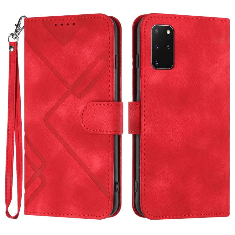 Line Pattern Skin Feel Leather Phone Case, For Samsung Galaxy A11 EU Version, For Samsung Galaxy ...