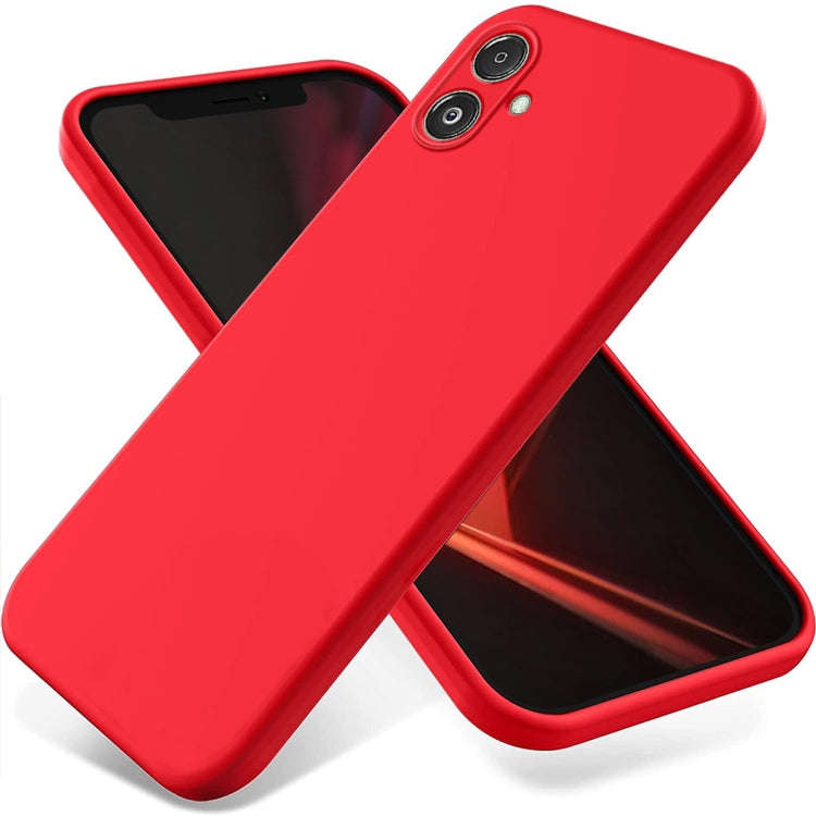 Pure Color Liquid Silicone Shockproof Phone Case, For Samsung Galaxy A25 5G, For Samsung Galaxy M...